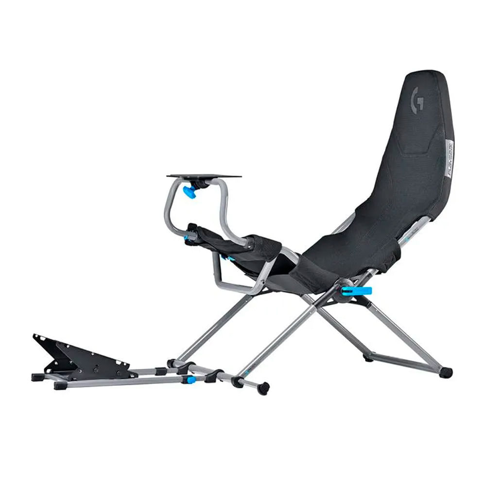 Silla Playseat Challenge X Logitech G para carreras, ultraligera, plegable, con soporte de cambios, compatible con volantes y pedales